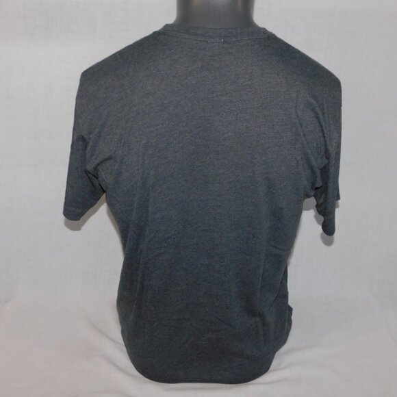 Poches & Fils Mens L Dark Gray Nagano Cane Pocket T-Shirt Bass Fishing - Picture 9 of 9